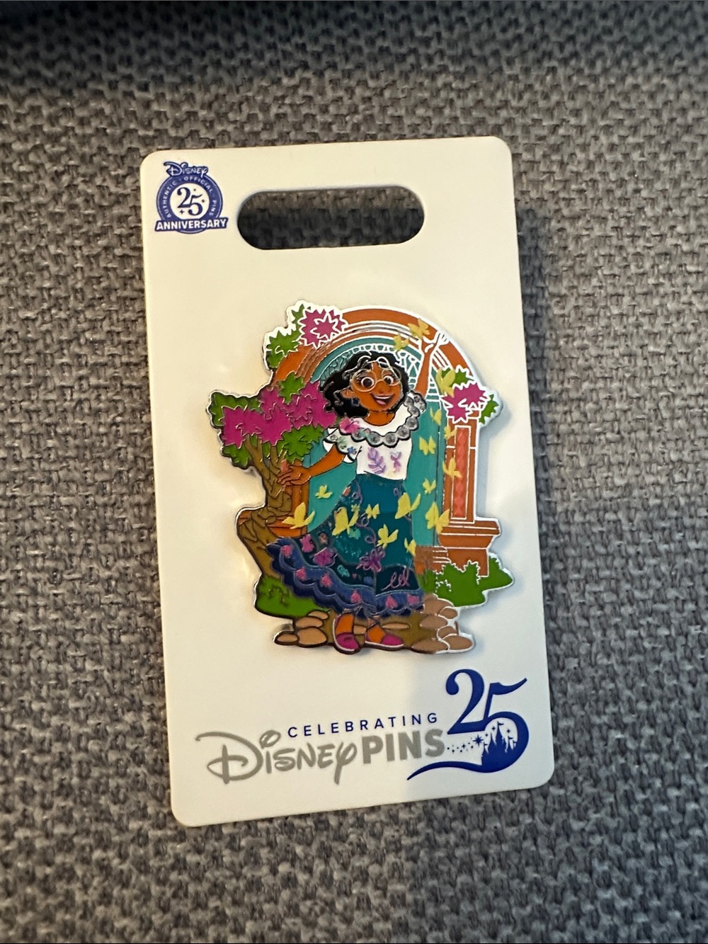 Disney Encanto Mirabel Colorful Enamel Pin - Green, Purple, Pink, Teal, Gold